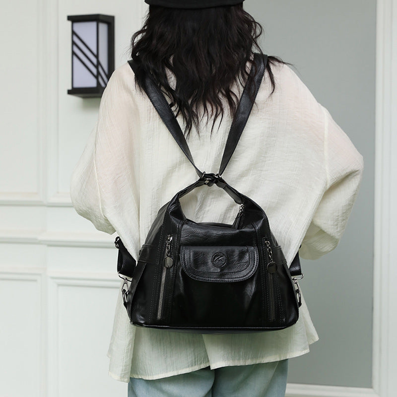 Shoulder Messenger Bag Tote Handbag Women's Multi-functional Backpack