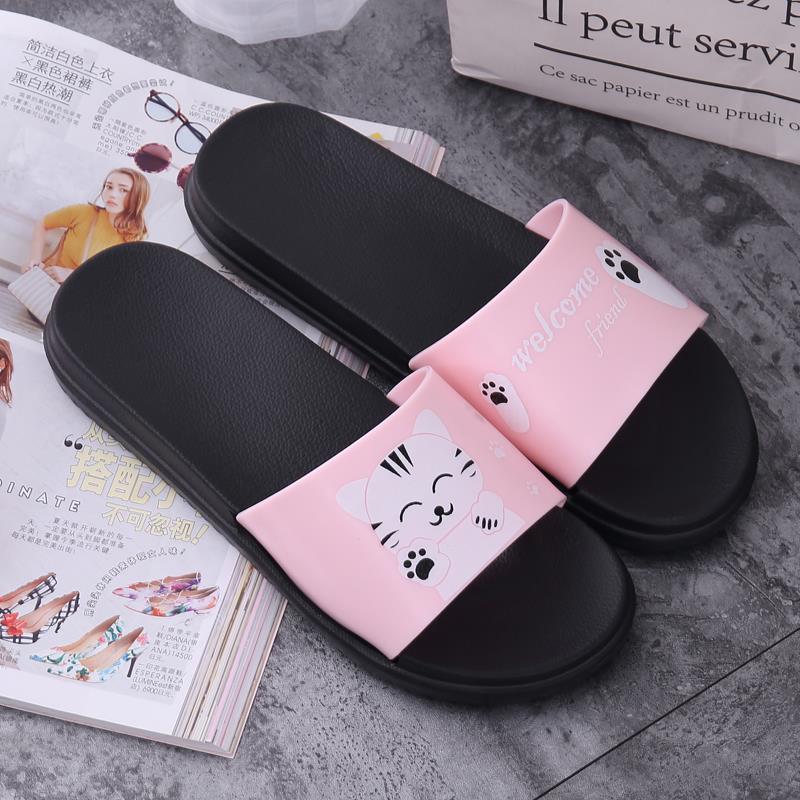 Super Cute And Cute Thick-soled Home Bathroom Non-slip Deodorant Slippers