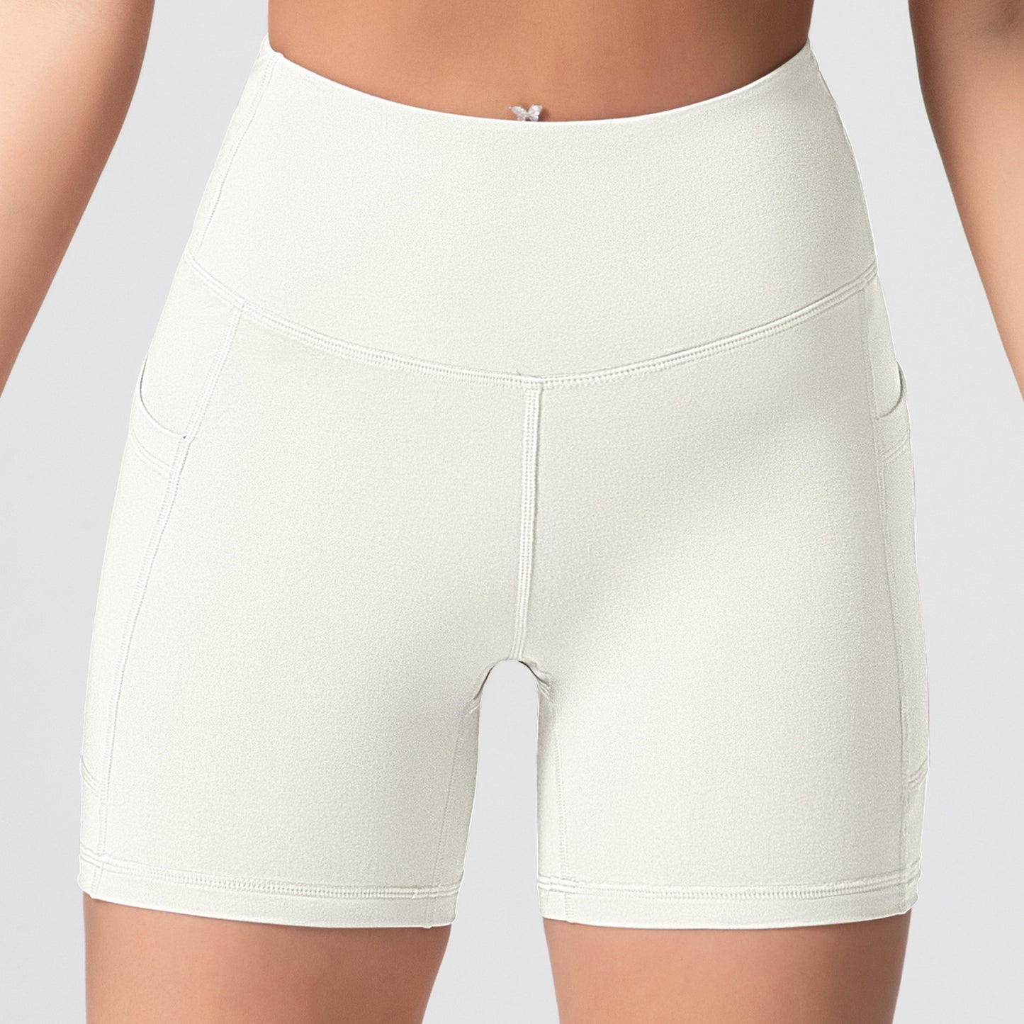 Womens Stylish Sexy High-waisted Cropped Pants That Create A Slimming Look