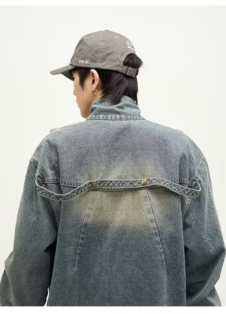 Men's Niche American Vintage Denim Jacket