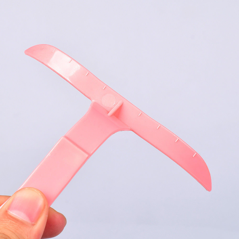 Plastic CS Three-point Positioning Balance Eyebrow Stencil