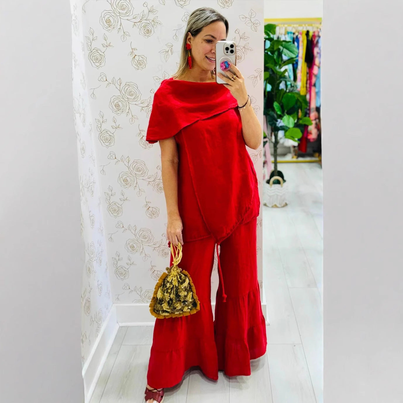Women's Fashion Casual Loose Sleeveless Suit