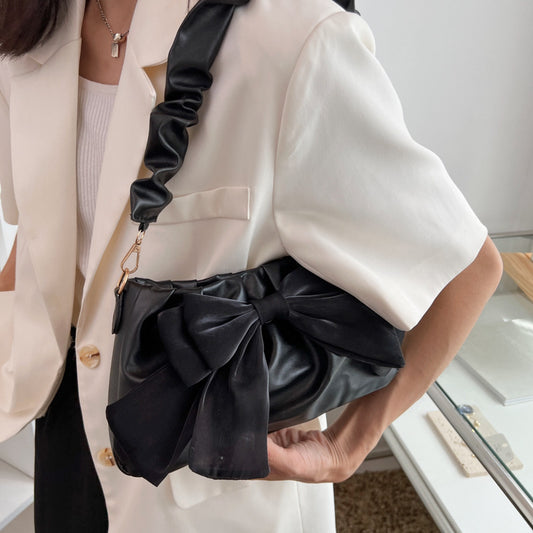 New Fashion Casual Chain Crossbody Cute Bow Shoulder Underarm Bag