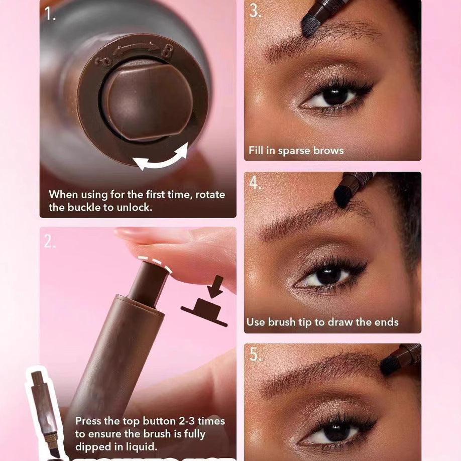 Eyebrow Cream Waterproof Not Smudge Long Lasting Color Rendering