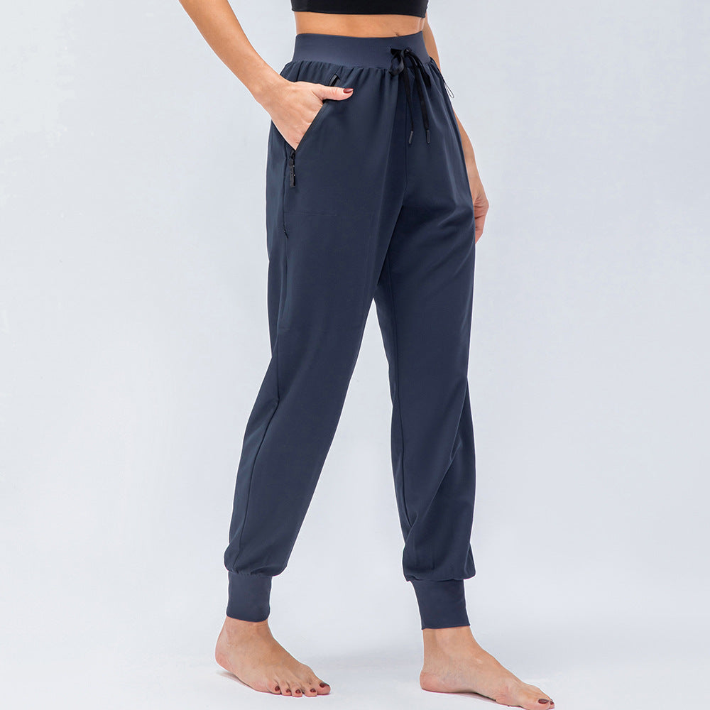 Drawstring Casual Outdoor Running And Hiking Trousers