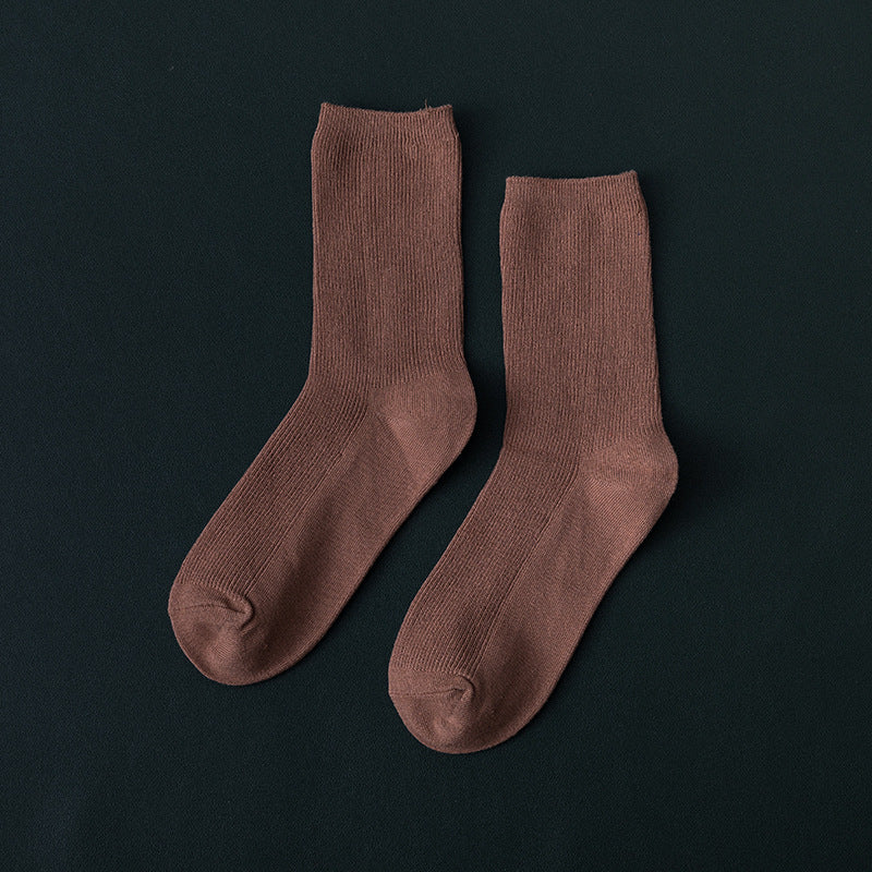 Medium Tube Long Tube Fluorescent Candy Color Socks