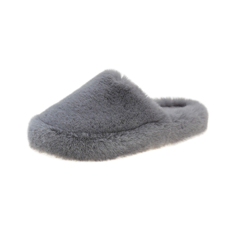 Women's Fashion All-matching Fluffy Slippers