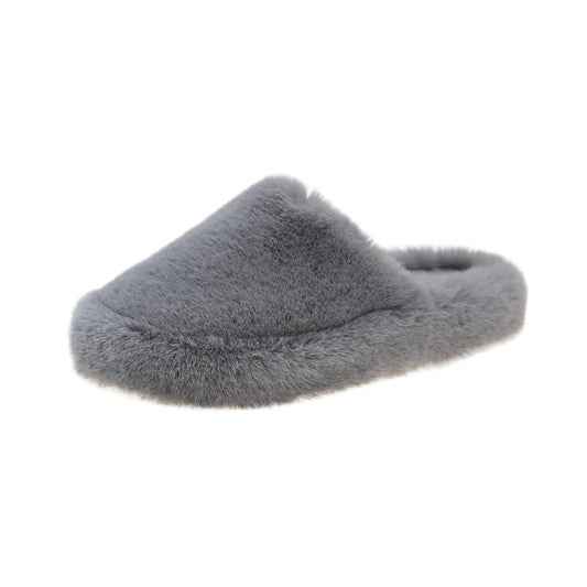 Women's Fashion All-matching Fluffy Slippers