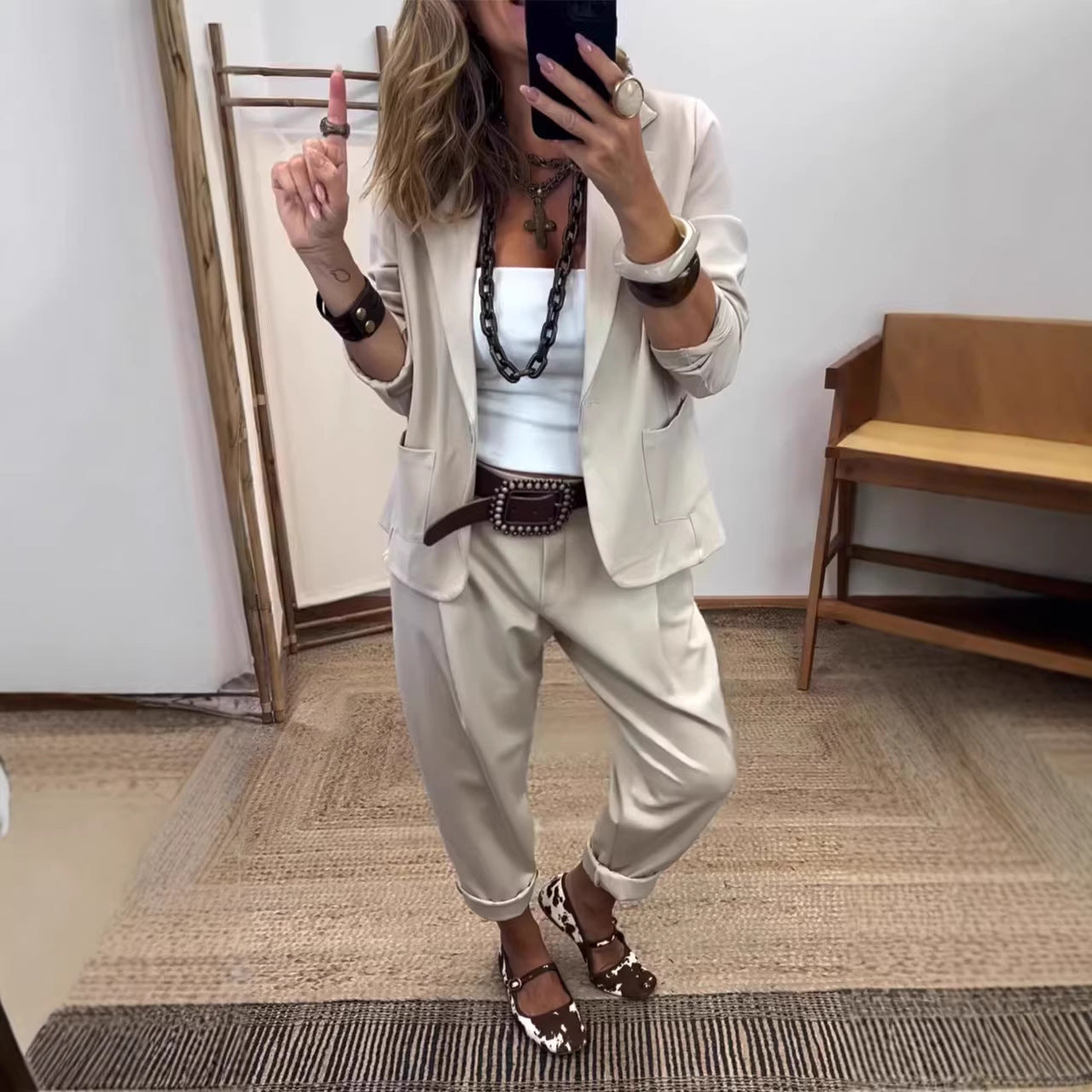 Women's Casual Commuting Suit Set