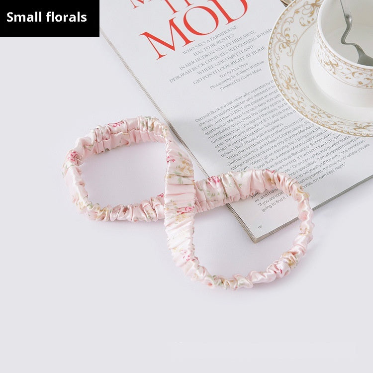 Silk Head Accessories All-match Elastic Rubber Band For Face Washing