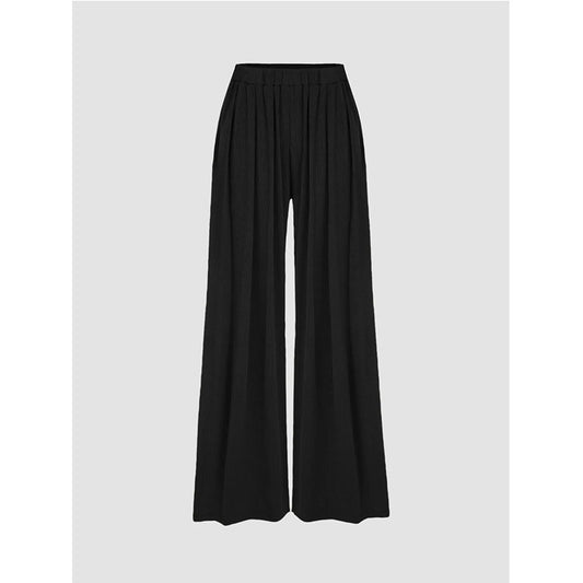 Women's Pants Casual Elastic Wide-leg Pants