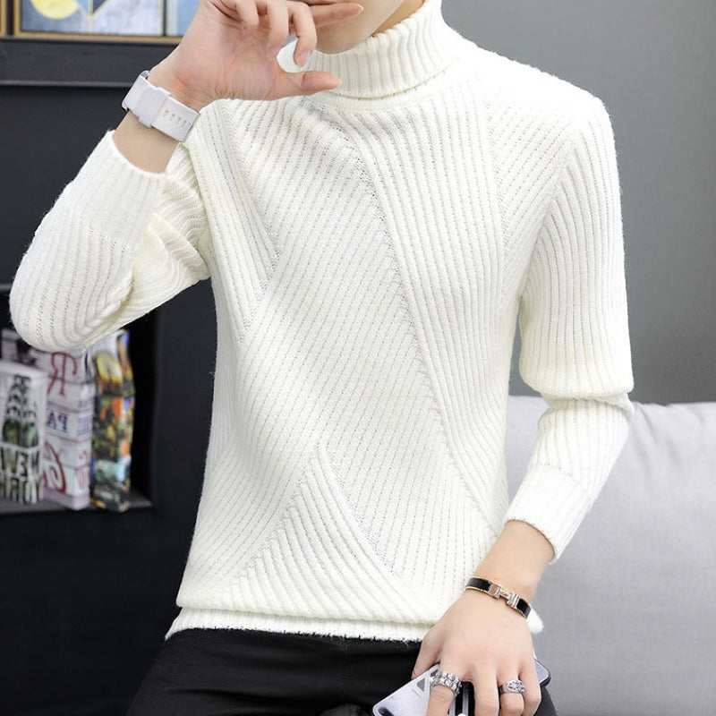 Fashion Warm Long-sleeved Sweater Men's Top