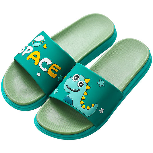 New Slippers Female Summer Family Of Three Parent-child Home Sliding Indoor