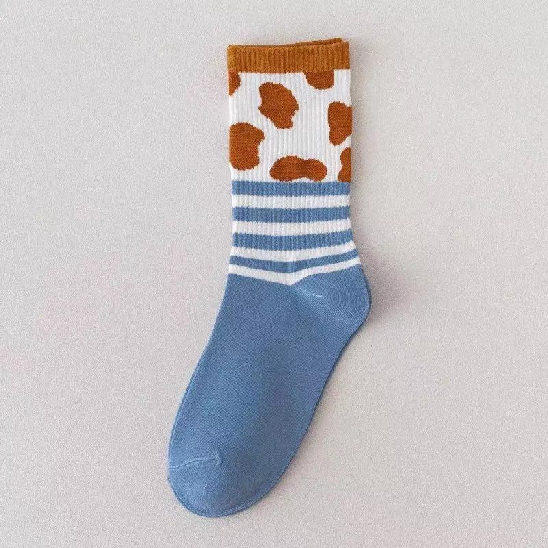 Women's Mid Tube Pure Cotton Fleece Socks