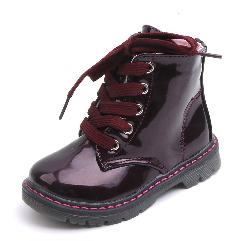 Boys And Girls Fashion Non-slip Beef Tendon Soft Bottom Boots