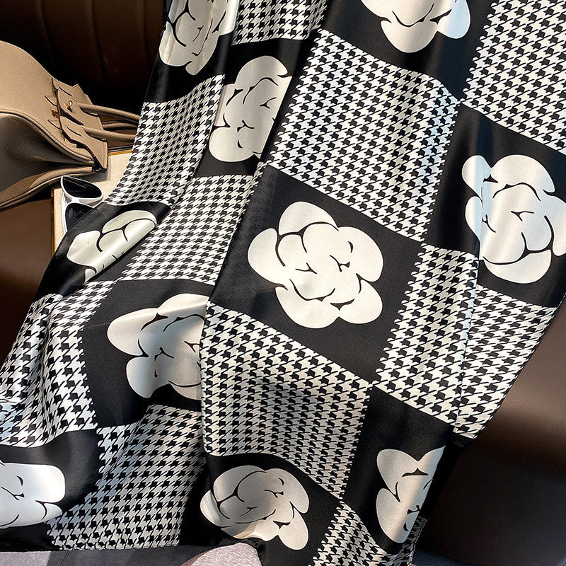Mode blomsterprint damer langt badehåndklæde