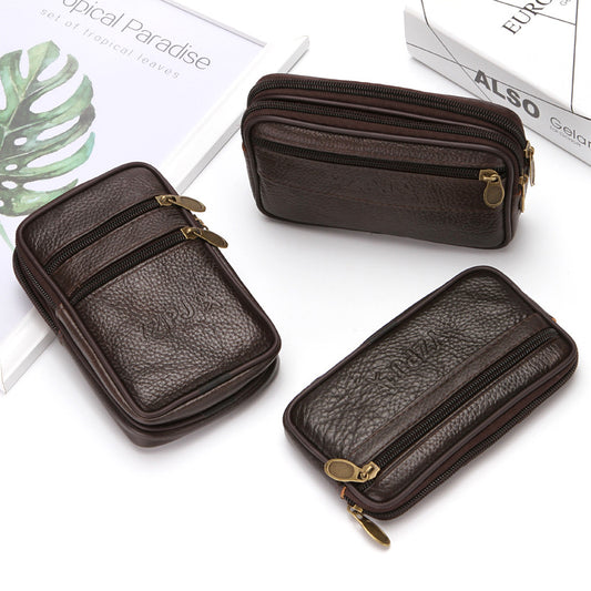 Fashion Personality Leather Mobile Phone Pocket Multi-purpose