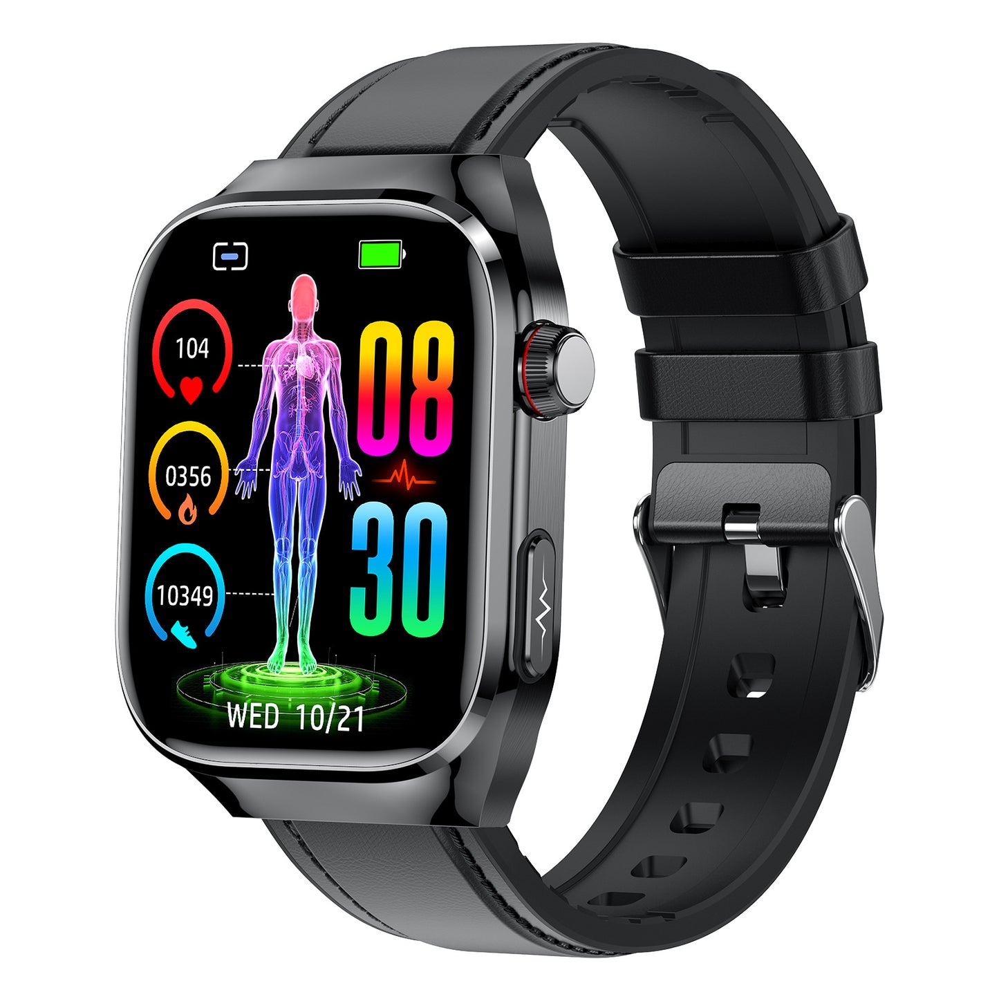 Smartwatch med Mikro-Fysisk Undersøgelse, Urinsyre, Blodsukker, Blodlipider, Bluetooth-opkald