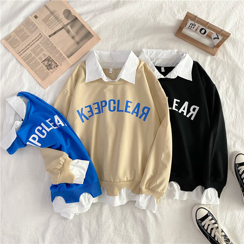 New Korean Junior High School Girls" Autumn Clothes