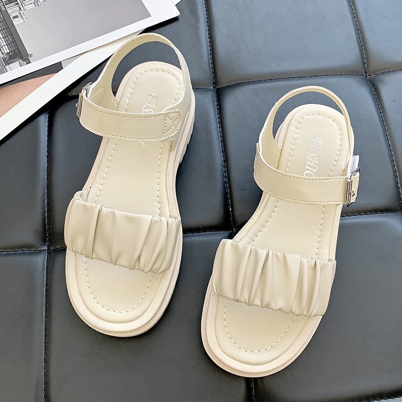 Flat Net Red Student Casual Beach Roman Flat Sandals