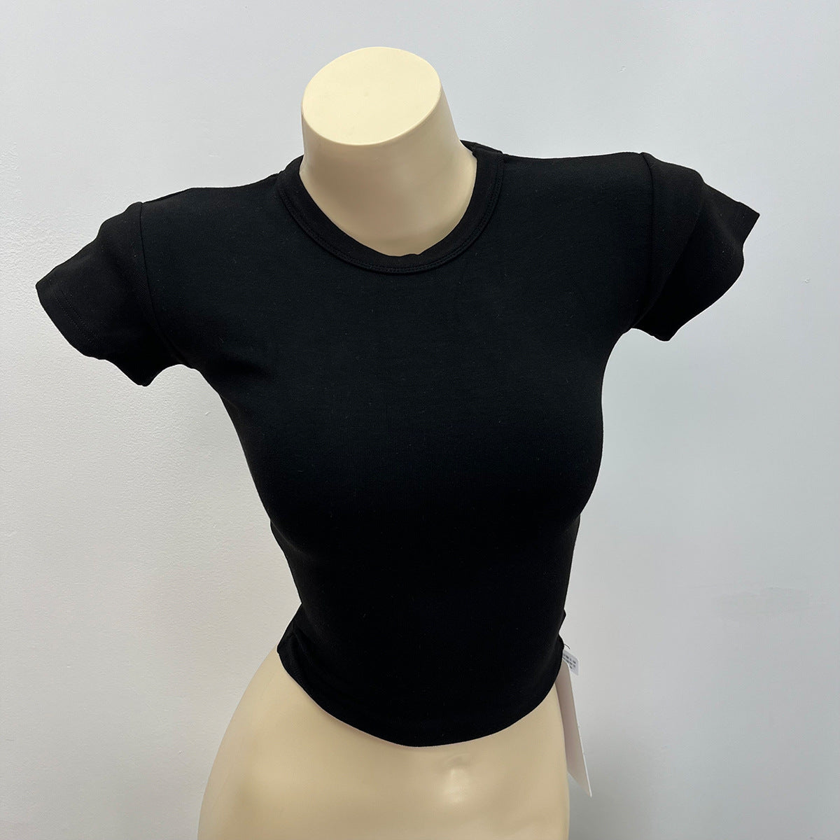 Classic Shoulder Hot Girl Sports Bottoming Skinny Top
