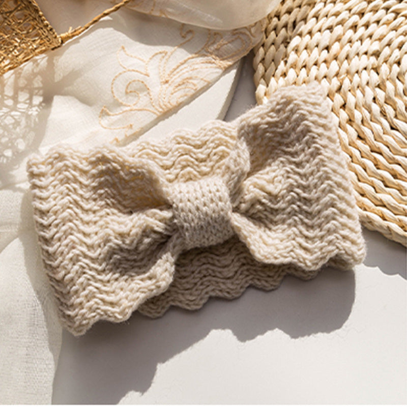 Outgoing Wool Hairband Retro Wide Brim