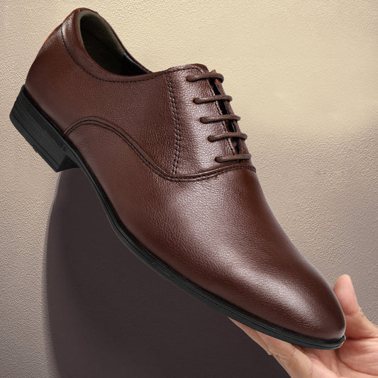Spidse business casual lædersko til mænd
