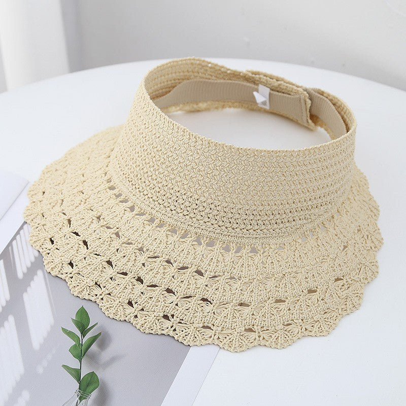Handmade Woven Head-wrapping Hat Hollow Retro Artistic