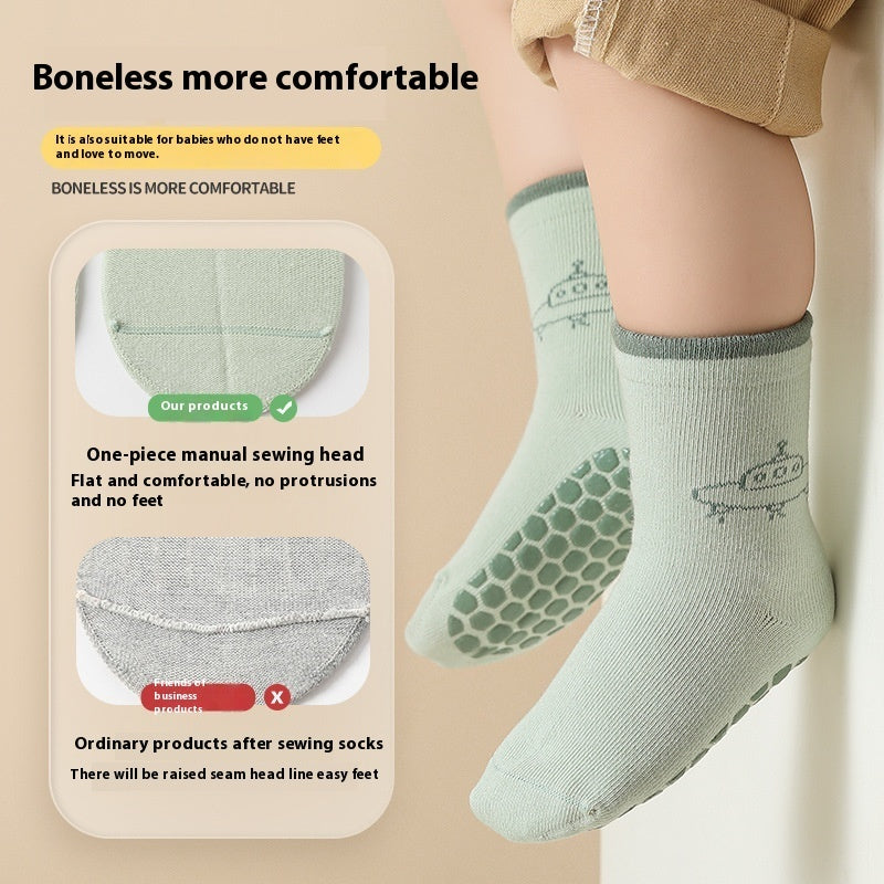 Indoor And Outdoor Children Non-slip Floor Socks Cartoon