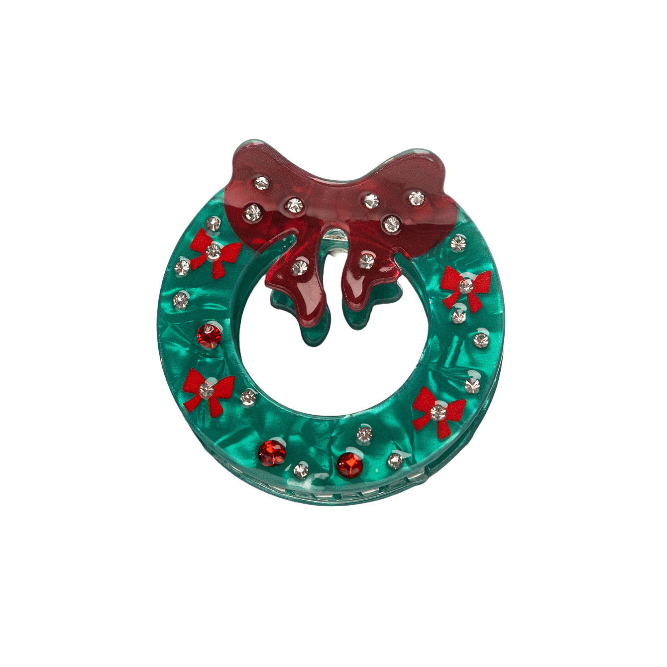 Christmas Series Diamond Studded Cartoon Christmas Wreath Headband