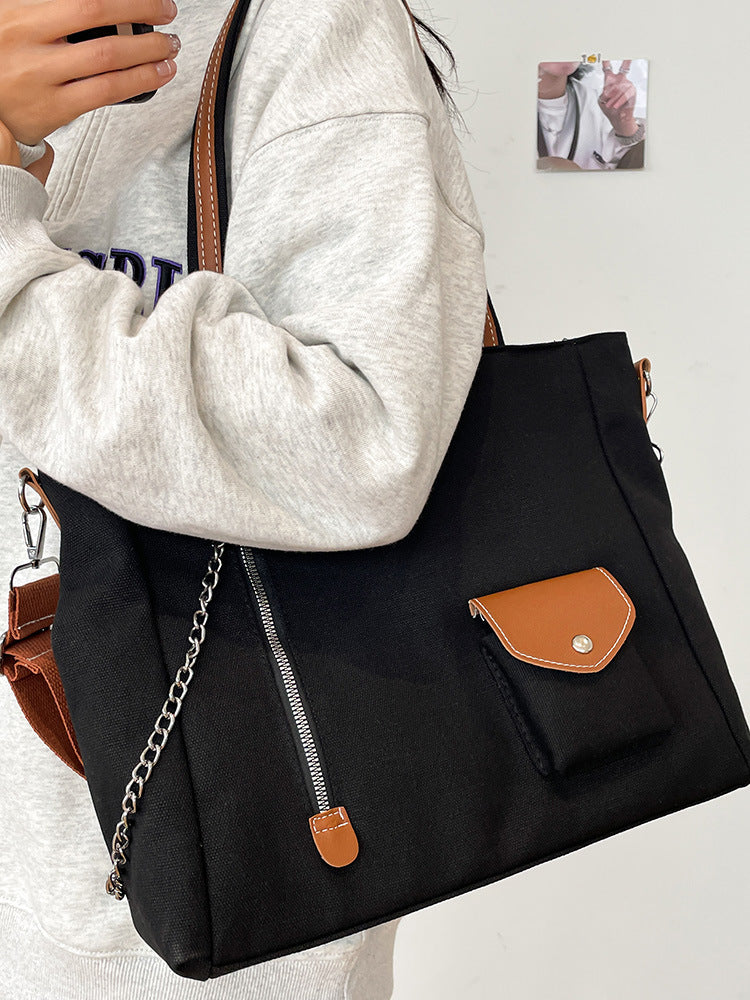 Simple And Versatile Leisure Student Large Capacity Single Shoulder Bag Crossbody