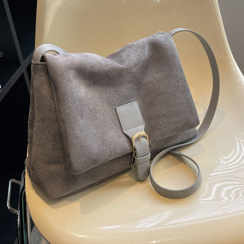 Women's Vintage Nubuck Suede Commuter Bag
