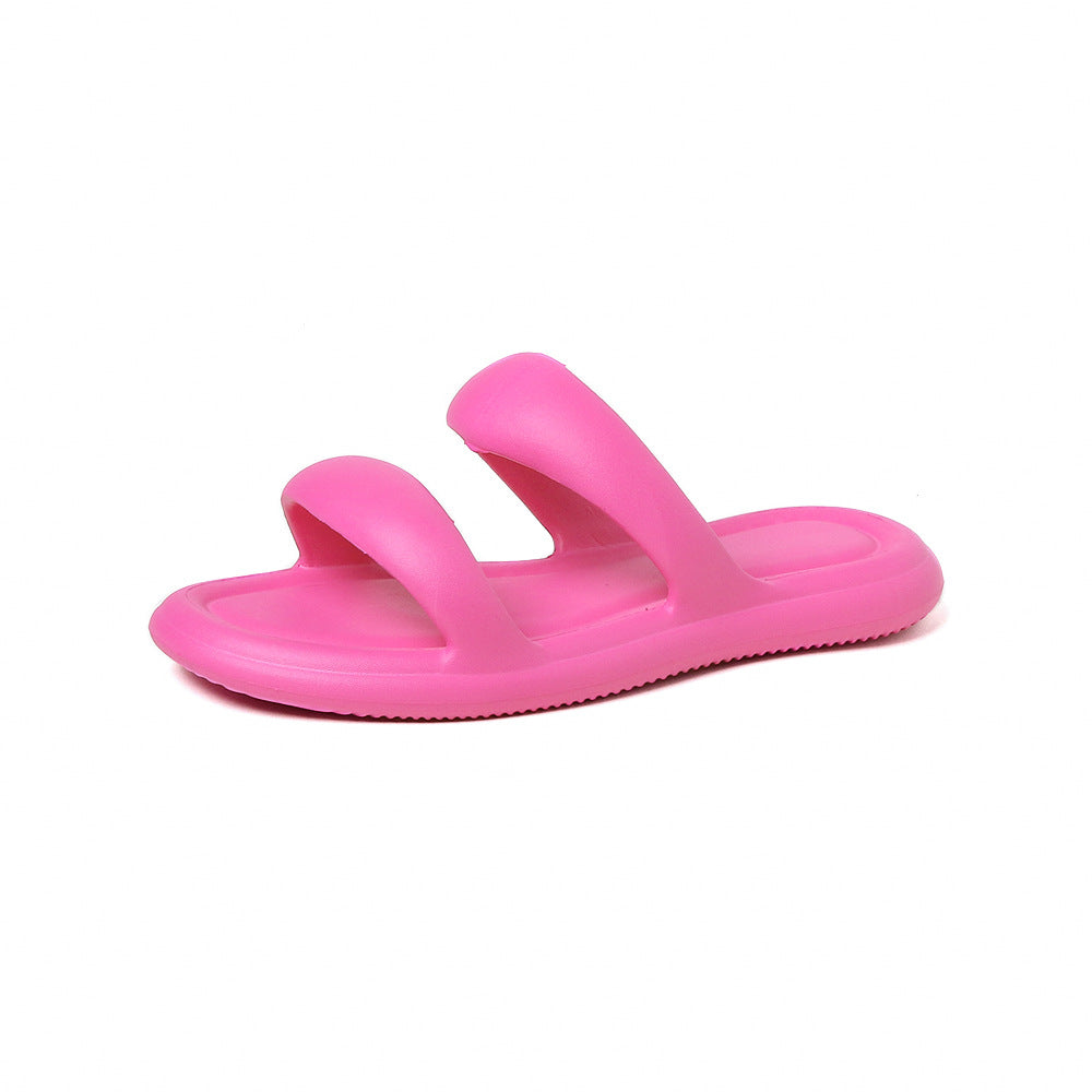 European And American Fashion Classic New Korean Style EVA Slip-on Flat Soft Bottom Outdoor Sandals