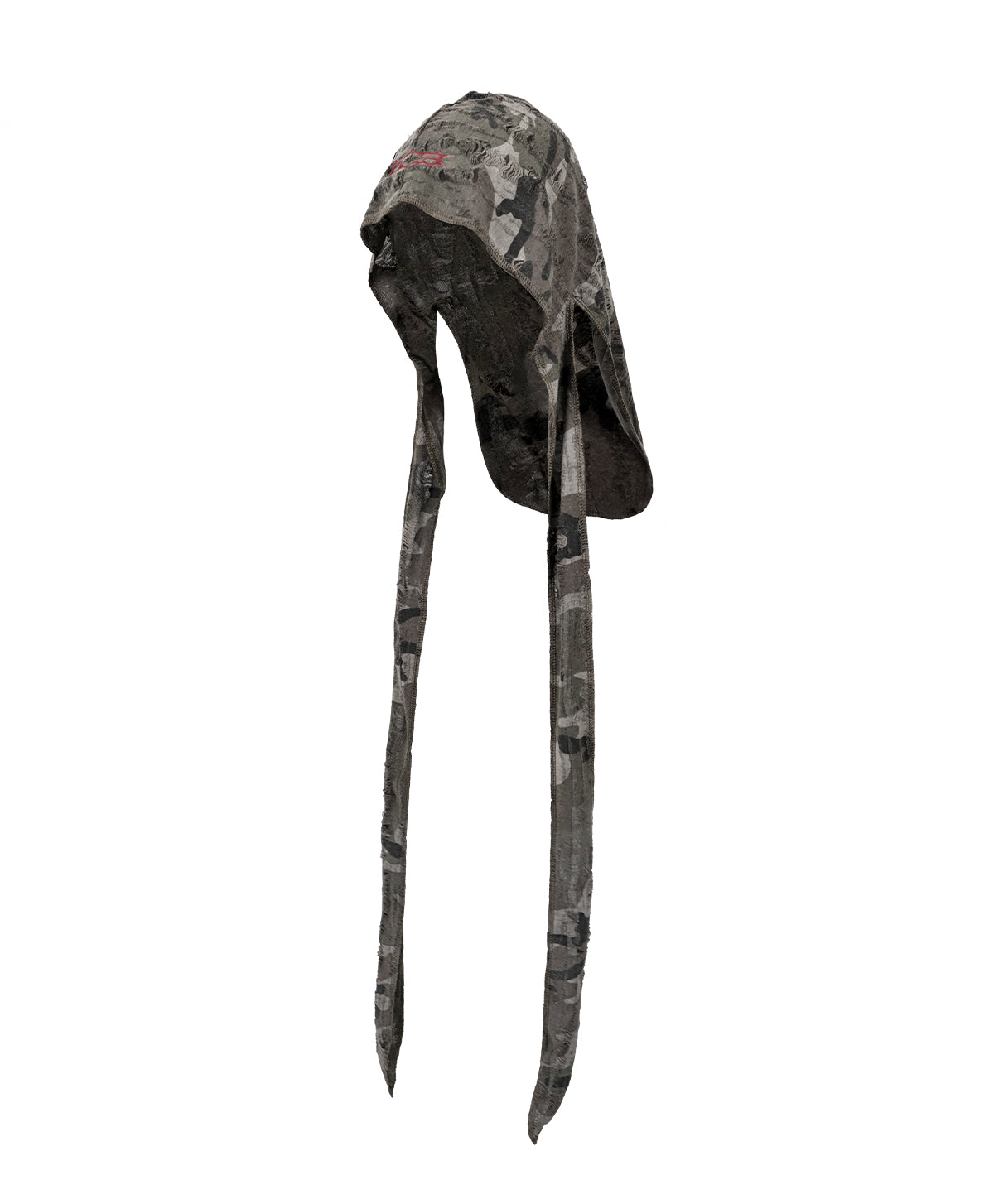 Embroidered Headscarf Destroyed Camouflage Street Hip-hop