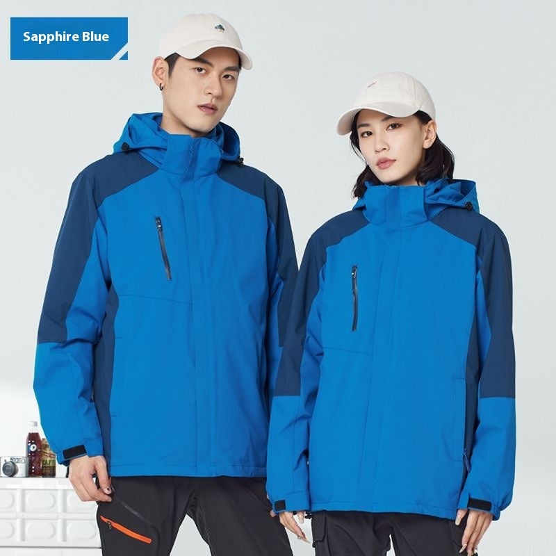 Shell Jacket Three-in-one Men's And Women's Two-piece Detachable