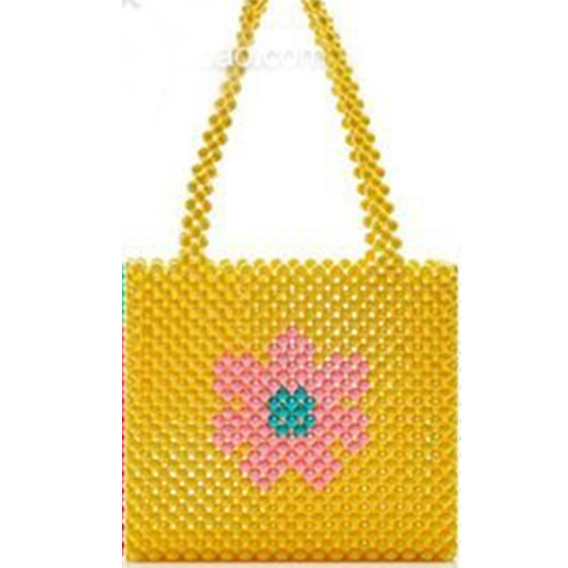 Woven Beaded Bag With Various Pattern Puzzles