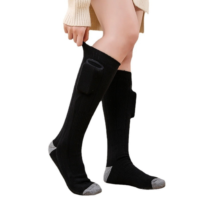 Men's And Women's Fashion Simple Heating And Warm-keeping Electric Socks