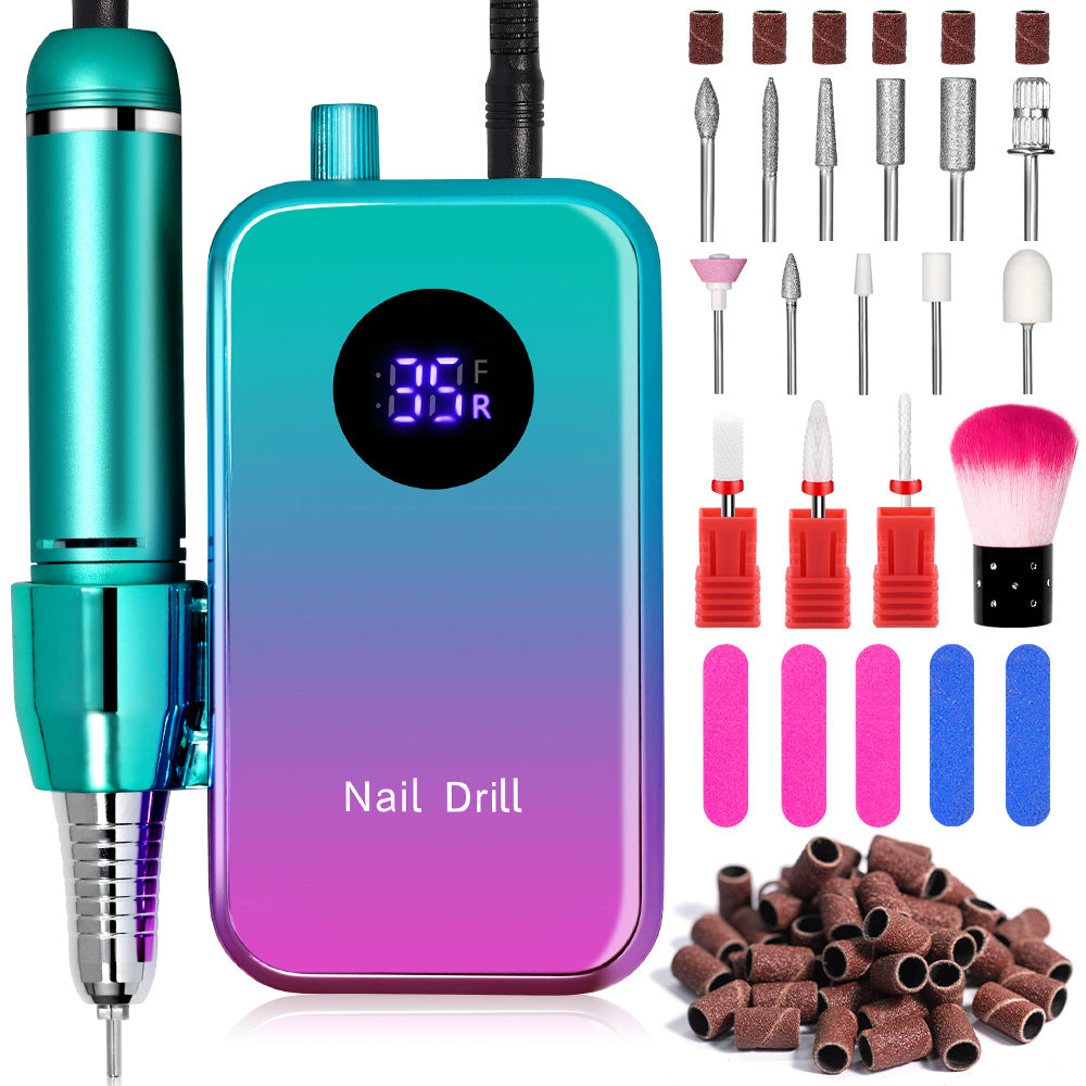Portable Nail Polishing Machine Long Standby Rechargeable High Power