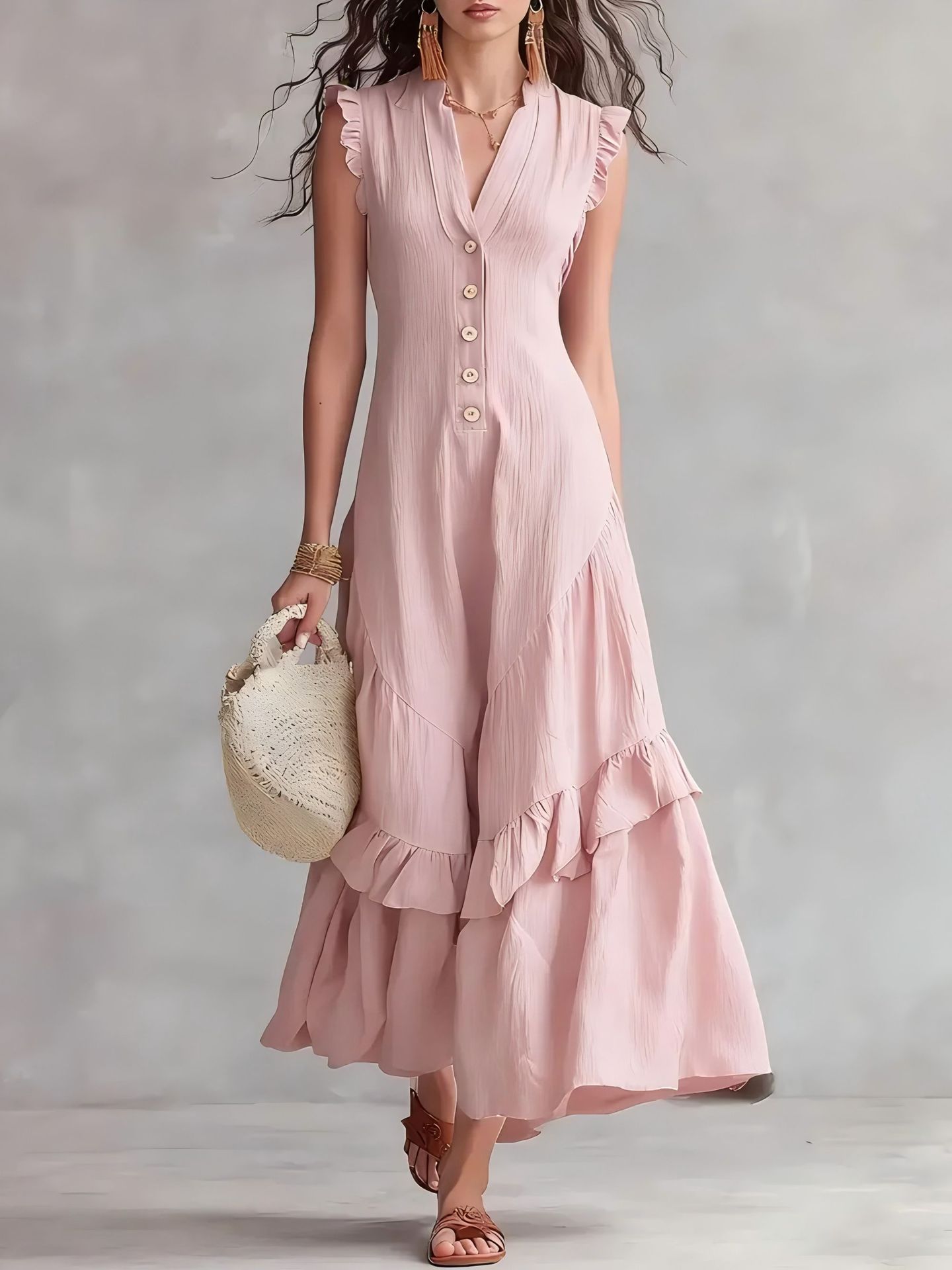 Elegant And Sophisticated Sleeveless Womens Dress