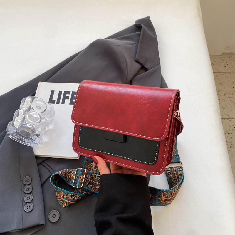 Women's Oily Leather Vintage Bag Crossbody