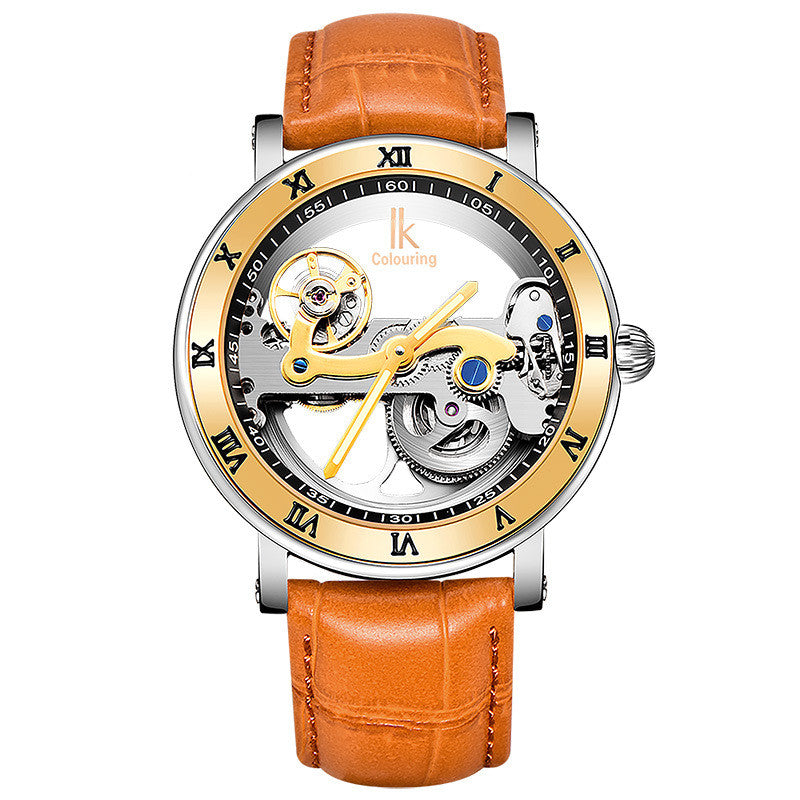 Double-sided Transparent Hollow Small Movement Flywheel Automatic Watch