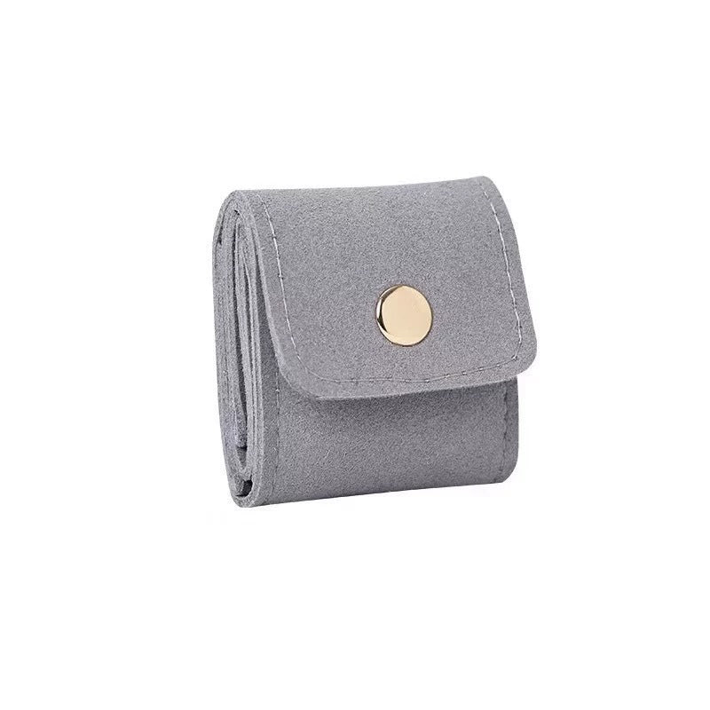 Enkel og praktisk gitter smykker mini mikrofiber ring buggy taske