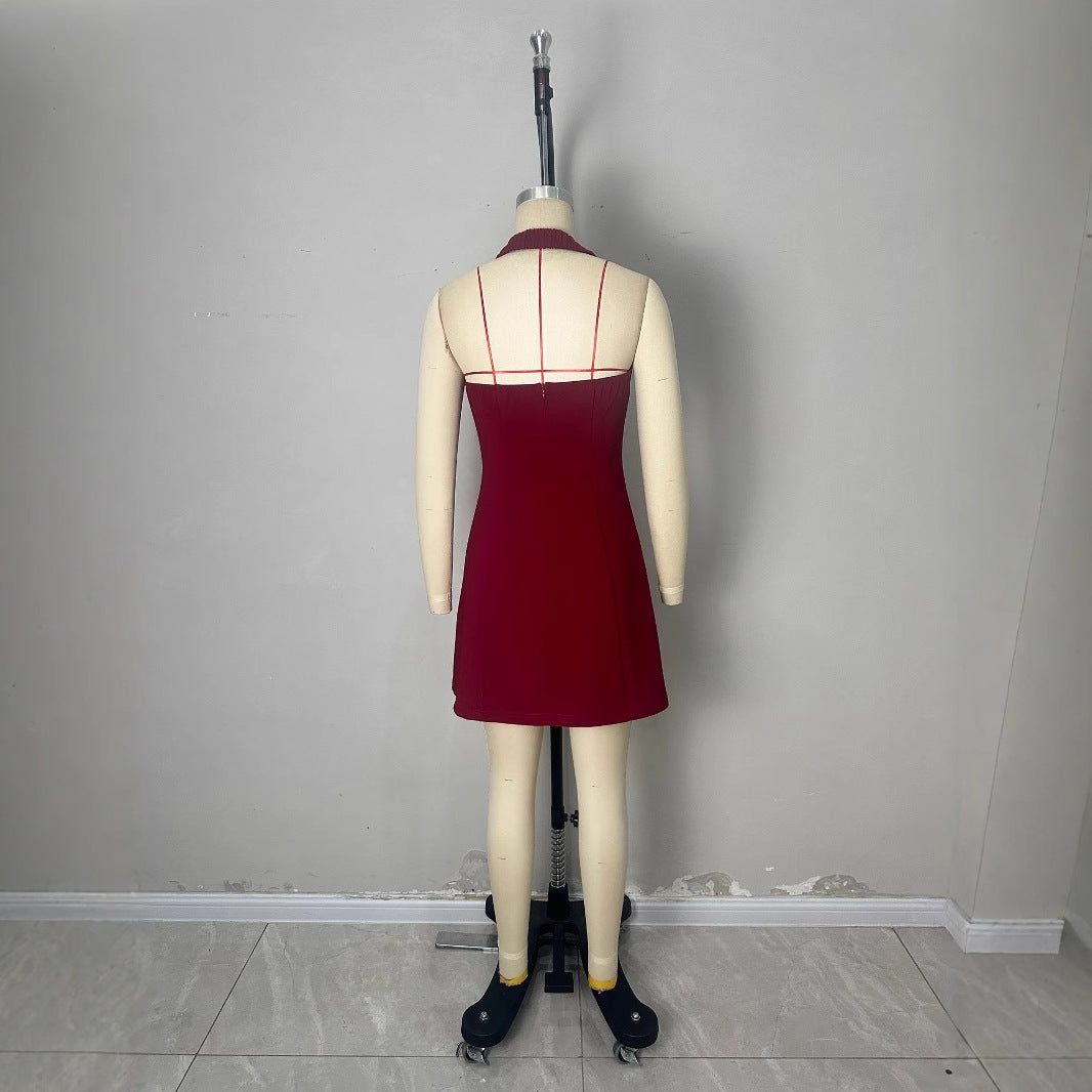 Chic European And American style Patchwork Starfish Dress