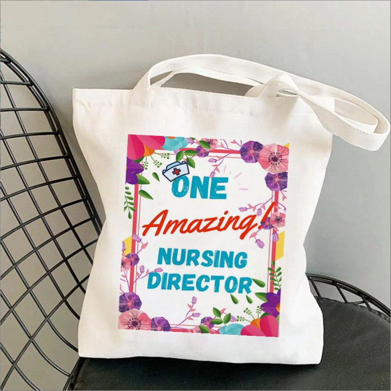 Nursing Printed Canvas Bag