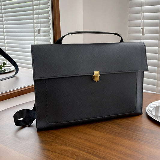 Business Leisure Laptop Handbag  Men's Pu