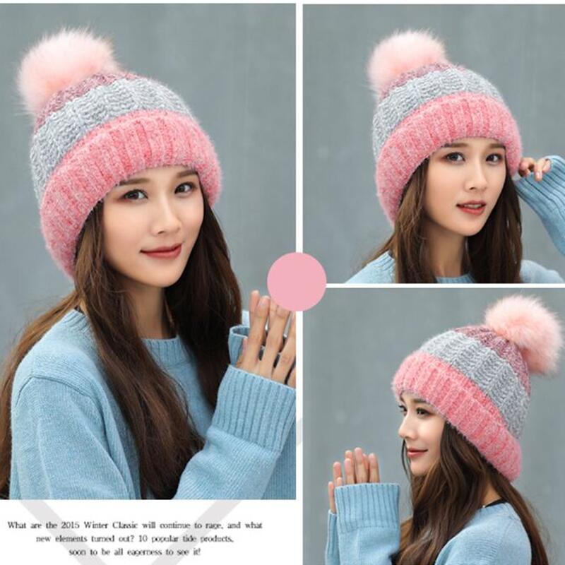 Women's Winter Thick Warm All-match Wool Beanie