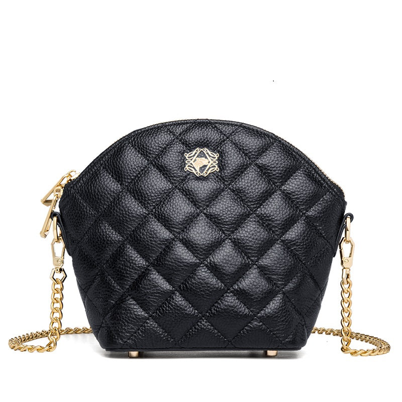 Women's Rhombus Chain Bag Fashion Leather Shoulder Messenger