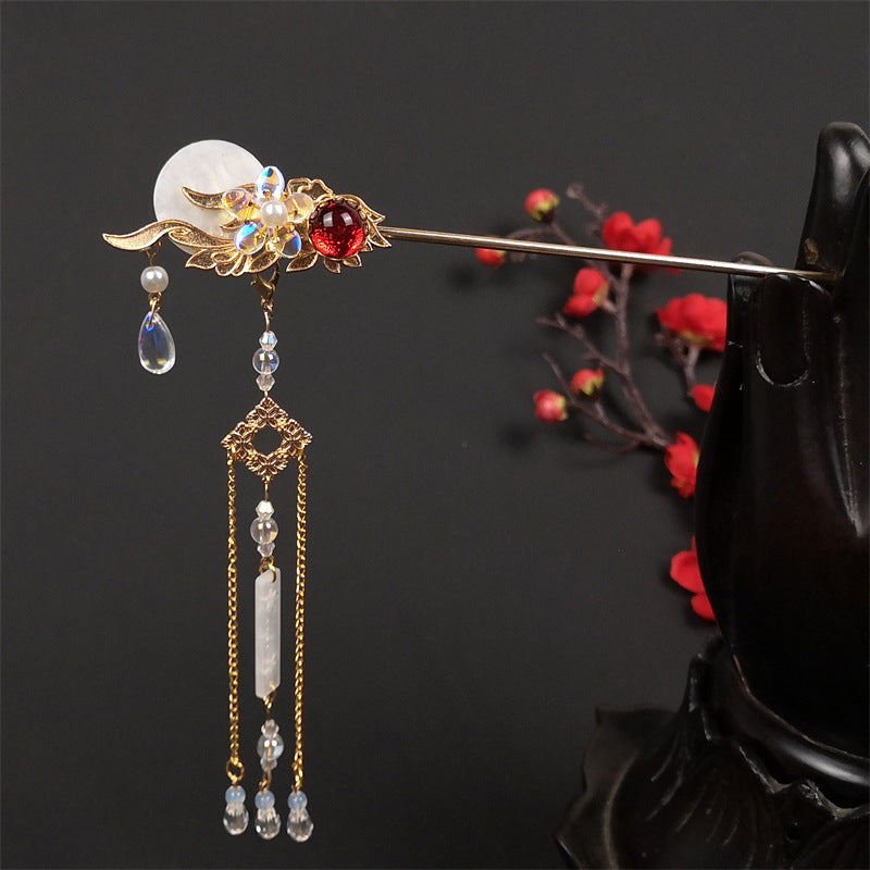 Classical Fashion Alloy Flower Hairpin Manual