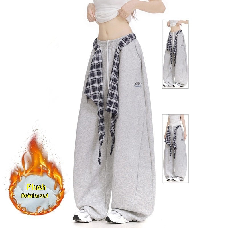 Women's Loose-waist Design Sporty Casual Pants