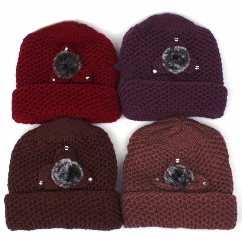 Winter Windproof Thickened Warm Knitting Wool Head Cover